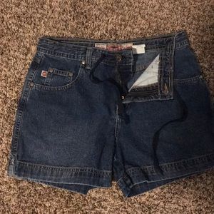 Hydraulic jean shorts